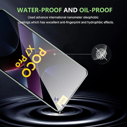 1-4Pcs Tempered Glass For POCO X7 X6 X5 Pro X4 X3 GT Screen Protector on Xiaomi POCO M7 Plus M5 M4 M3 M6 Pro 4G 5G Glass