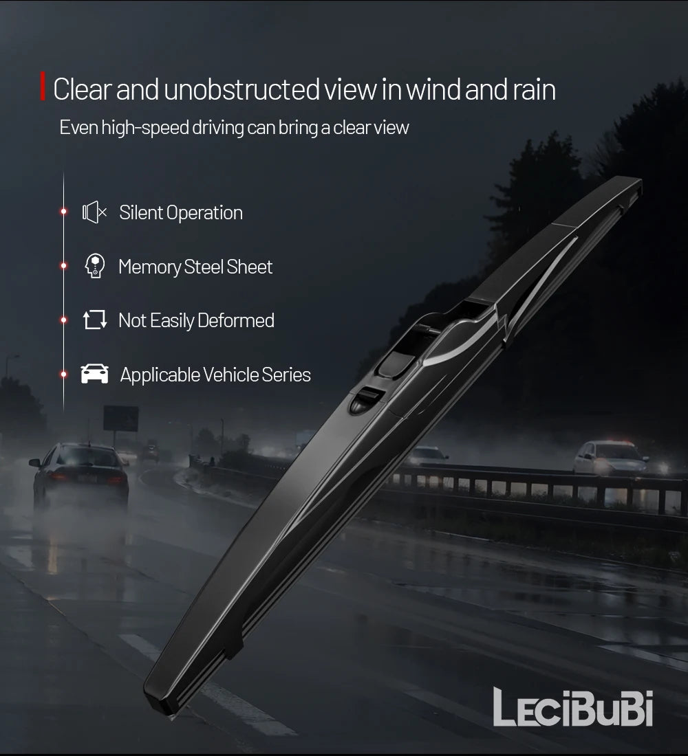 Rear Windshield Wiper Blade Windscreen Wipers Accessories For Smart ForTwo 451 Coupe 2007-2014 2008 2009 2010 2011 2012 2013