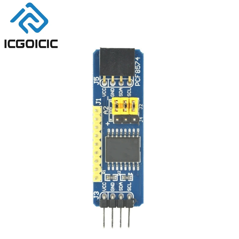 1-50PCS PCF8574 I2C 8-Channel GPIO Expander Module – 8-Bit I/O Extender for Arduino ESP32