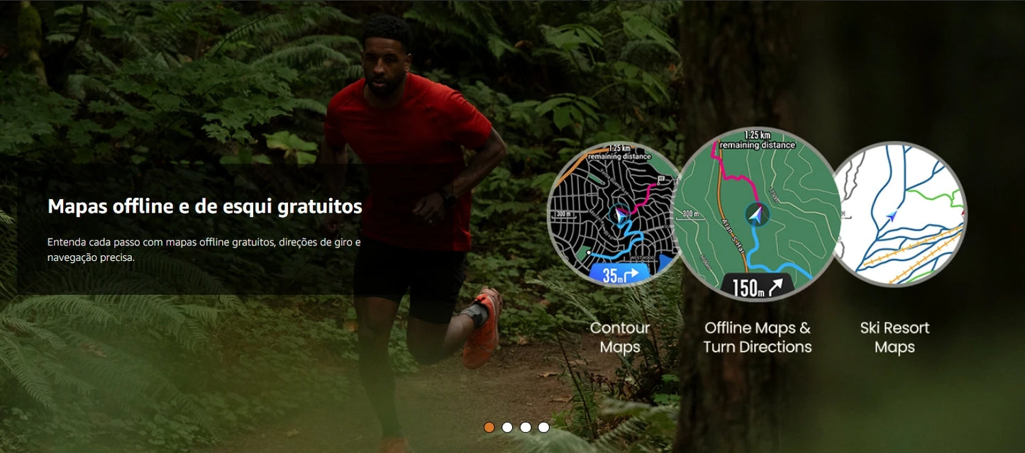 Amazfit T-Rex 3 Rugged/Military 48mm Smart Watch, GPS (with Privacy), Offline Maps, Long Battery Life, 328 Feet Re