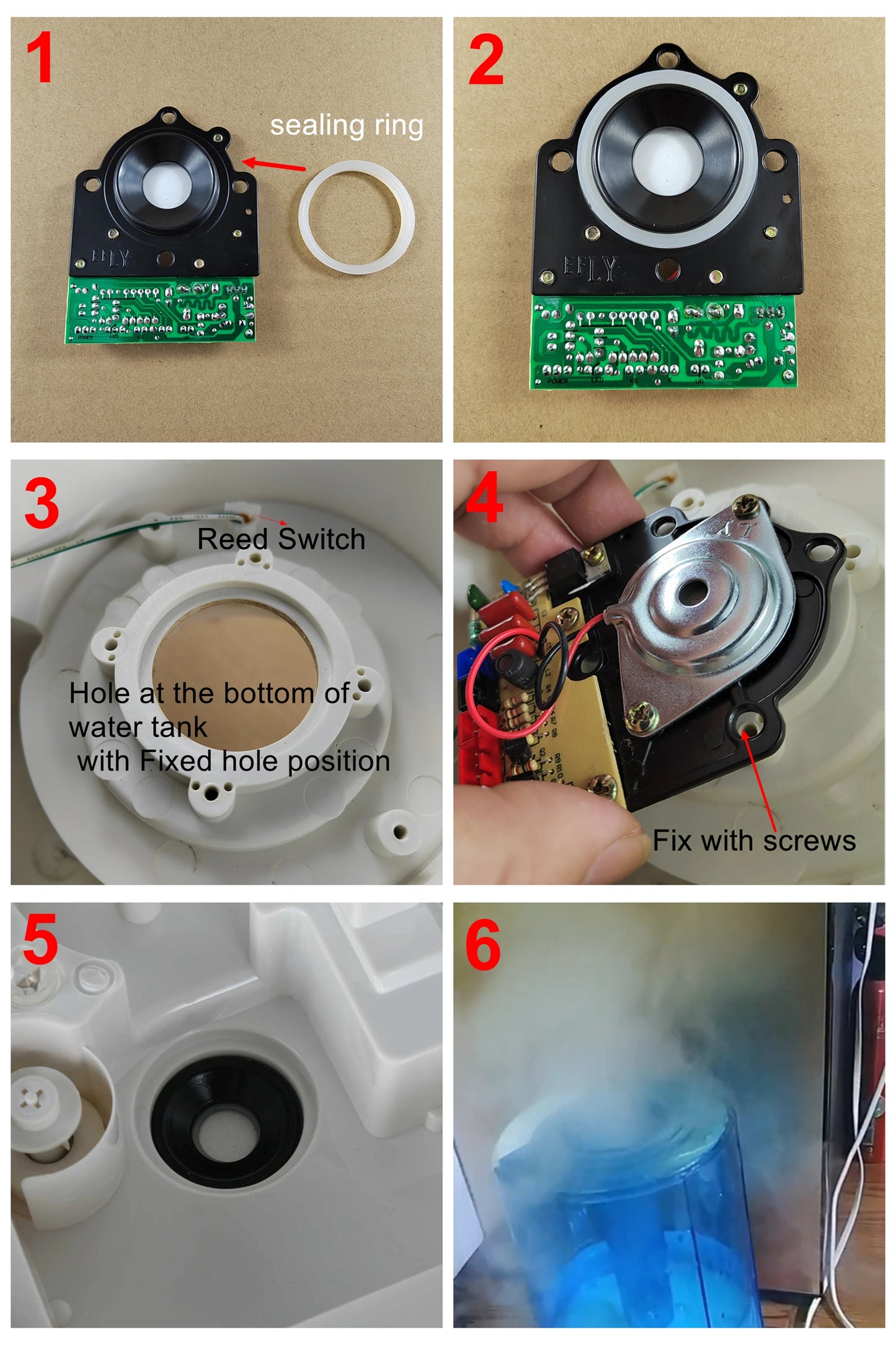 25mm 1.7MHz Ultrasonic Atomizer Driver for Ultrasonic Atomizer