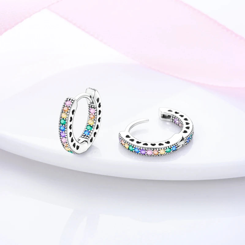 Hot Sale 925 Sterling Silver Spring Zircon Sunflower Stud Earrings For Women 2023 Trending Fashion Jewelry mother's day gift