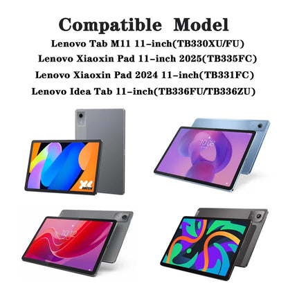 Tablet Case for Lenovo Xiaoxin Pad 11 lnch 2024 2025,Detachable  Keyboard Case for Lenovo Tab M11 / Idea Tab 11" with Pen Slot