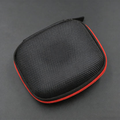 Earphone Storage Bag Square Headset Box Indoor Outdoor Travelling Earphones Storaging Case Accessories with Zipper