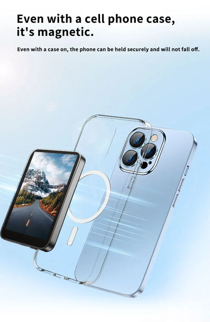 New Magnetic Phone Vlog Selfie Monitor Screen for Phone Rear Camera for Selfie Rear Camera Compatible With iPhone Android