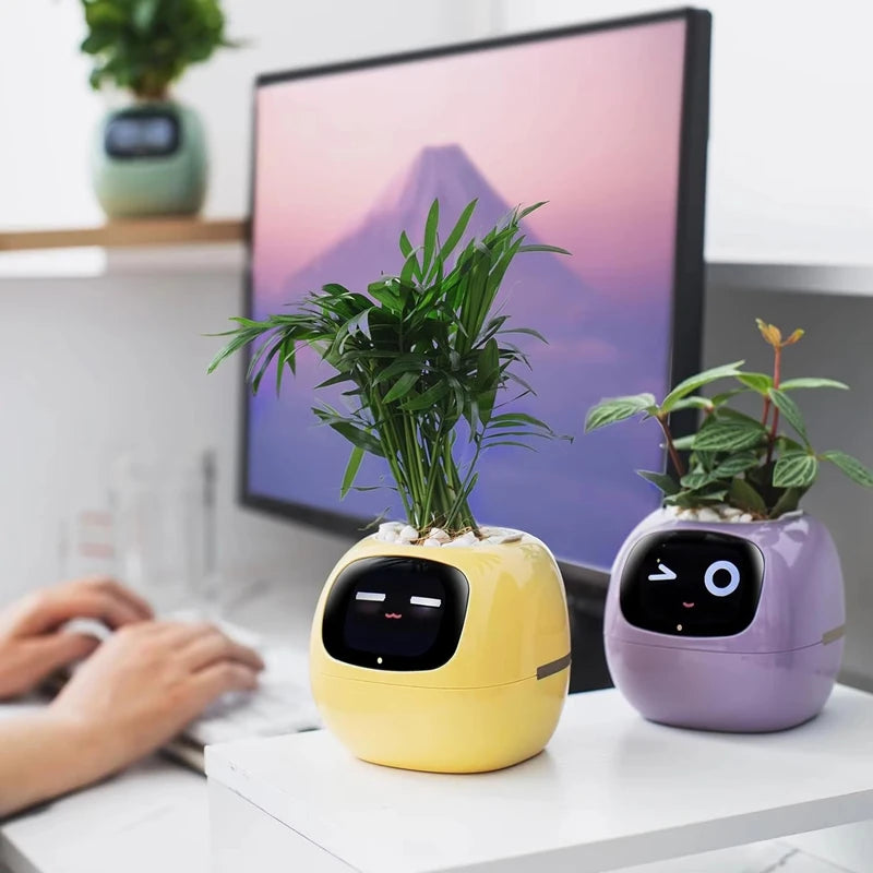 Smart Plant Endless Fun Over 49 Rich Expressions,7 Smart Sensors,ai Chips Make Raising Plants Easy And Fun