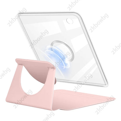 Magnetic Detachable for KOBO Libra Colour/Libra 2 N428 N418 7'' Ebook Case 360° Rotatable 2-in-1 Acrylic PU Leather Stand Cover