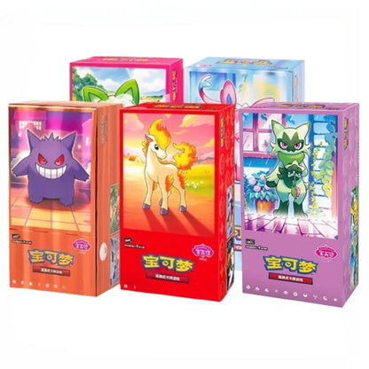 100%Original Pokemon Gem Pack Vol1 2 3 4 5 Cards Anime Pokemon PTCG Trading Gem Bag Cards Collected Toy Social Birthday Gift