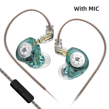 KZ EDX PRO 10mm Dual Magnetic Circuit Dynamic Drive Earphone HIFI Bass Earbud Sport Noise Cancelling Headset KZ ZSTX ZSN PRO ZAS
