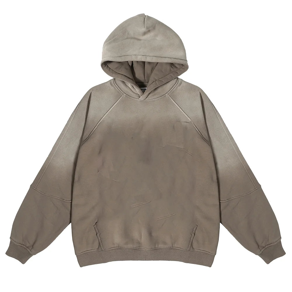 VIPReAlr2025 Winter Hoodie Retro Harajuku Fashion Washed Cotton 380GSM Pullover Sweatshirt Y2K RE Alr