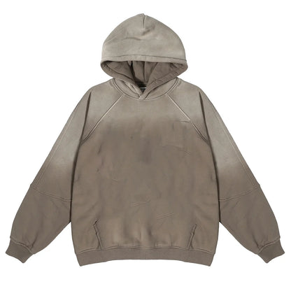 VIPReAlr2025 Winter Hoodie Retro Harajuku Fashion Washed Cotton 380GSM Pullover Sweatshirt Y2K RE Alr