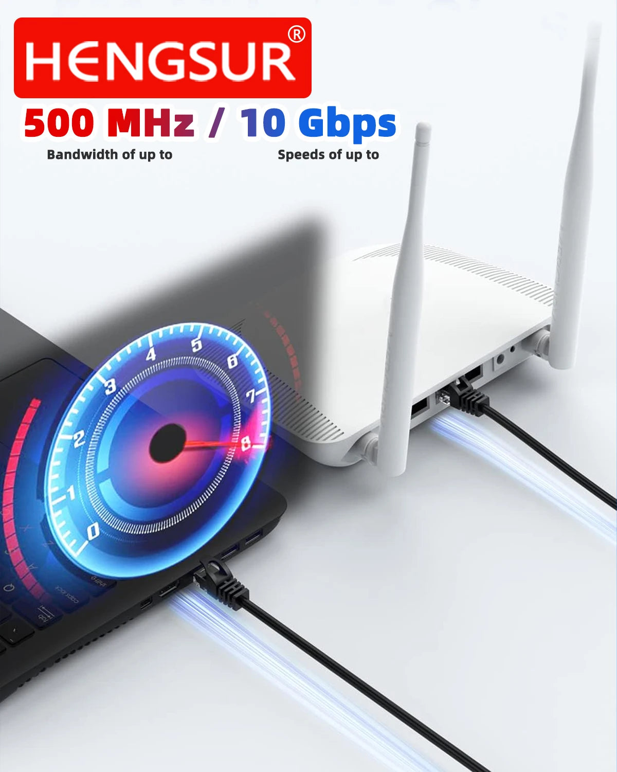 50M 30M 20M Ethernet Cable Cat6 Network Cable Patch Lan Cable 26AWG RJ45 for PS 5 Router PC Computer Internet Outdoor Cable CAT6