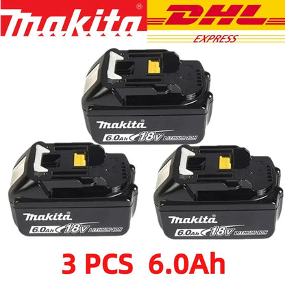 Original Makita 6Ah/5Ah for Makita 18V Battery BL1830B BL1850B BL1850 BL1840 BL1860 BL1815 Replacement Lithium Battery