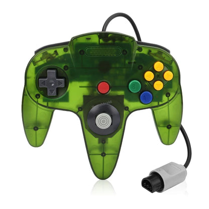 2PCS/Pair For N64 Controller Classic Wired Remote Control Gamepad Gaming Joystick Retro Video Game Joypad for N64 Console Access