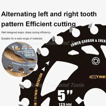 4/5/5.5/6/6.5/7.25 Inch Energy Saving Lithium Saw Blades Energy Efficient Lithium Wood Cutting Circular Saw Blade Woodworking
