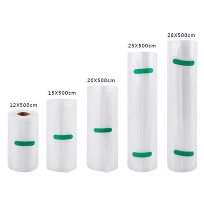500cm/Rolls Food Vacuum Bags for Sous Vide Storage Packaging bag for Vacuum Sealer Meat Fruits Vegetables