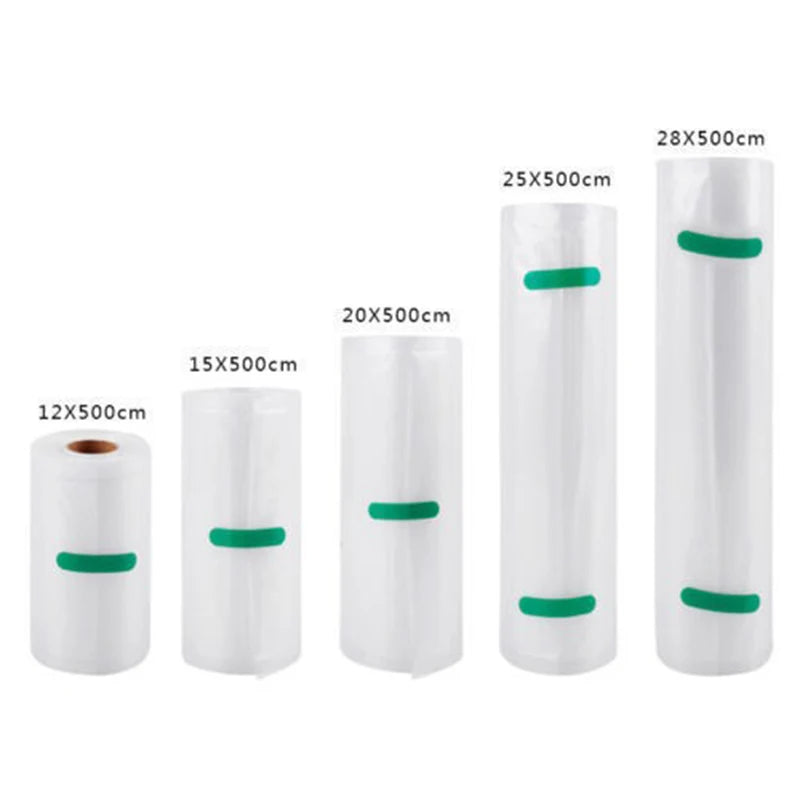 500cm/Rolls Food Vacuum Bags for Sous Vide Storage Packaging bag for Vacuum Sealer Meat Fruits Vegetables