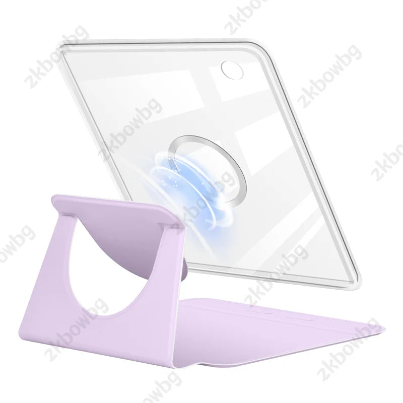Magnetic Detachable for KOBO Libra Colour/Libra 2 N428 N418 7'' Ebook Case 360° Rotatable 2-in-1 Acrylic PU Leather Stand Cover