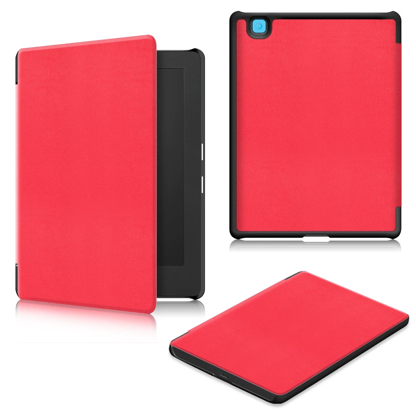 Leather Case for KOBO AURA  H2O EDITION 2 6.8 Inch eReader Funda Capa Slim Folio Magnetic Auto Wake Sleep Ebook Print Book Cover