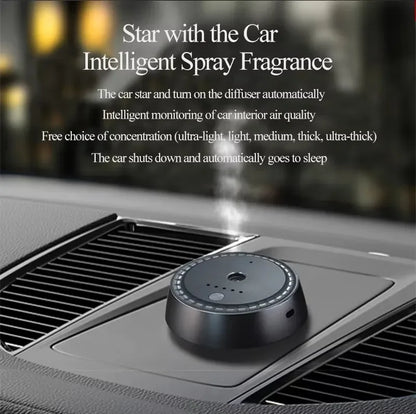 Car Diffuser Portable USB Rechargeable Scent Diffuser Ultrasonic Fragrance Oil Aroma Diffuser Car Air Freshener