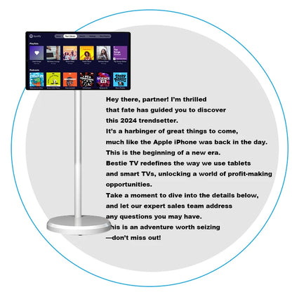 Wholesale Price 21.5 Inch Internet Tv Build In 5 Hours Battery Interactive Smart Led Tv Smart Tv With Ips Touch Screen