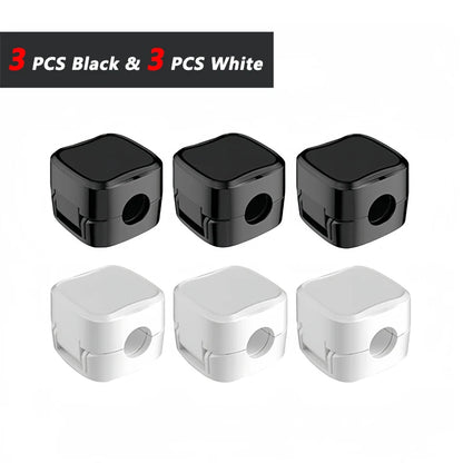 Non-magnetic Strong Cable Clips Adjustable Cord Holder | Adhesive Under Desk Mgmt Organizer for Home Office Car Wall Desktop