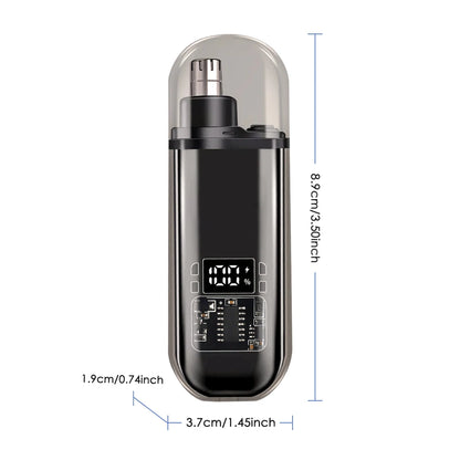 Electric Nose Hair Clipper Rechargeable Automatic Shaving Nose Trimmer Unisex Professional Washable Painless Nose Hair Trimmer
