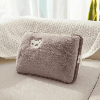 Rechargeable Hot Water Bottle Cute Electric Hand Warmer EU Plug Reusable Hot Compress Bag Heating Pad Hand Pocket Warmer
