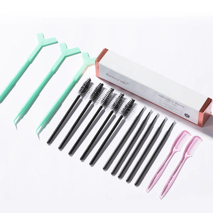 Pro Lash Lift Kit Eyebrow Lamination Kit Keratin DIY Instant Fuller Eyelash & Brow Lifting Kit Eyebrow Perm Lotion for Home Use