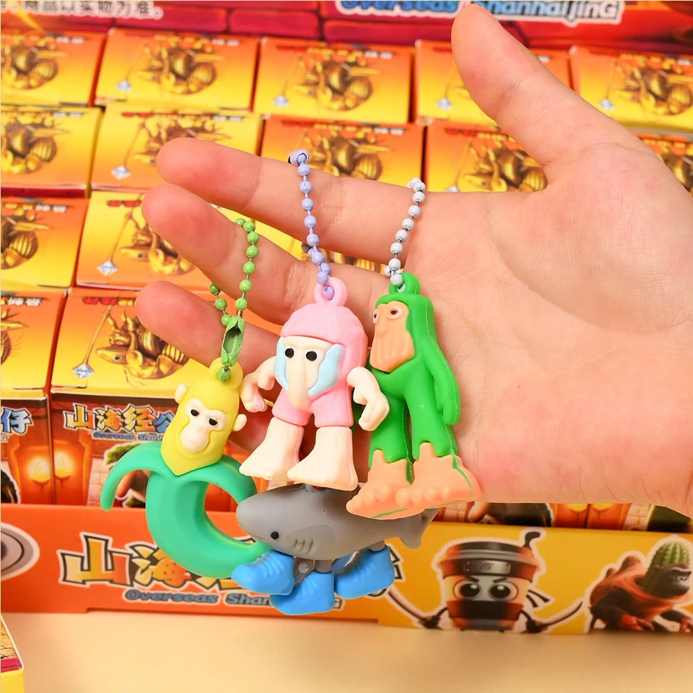 NEW Italian Brainrot Blind Box Tungtungtung Sahur Tralalelo Tralala Brr Brr Patapim Mini Keychain Pendant Blind Box Toys Gift