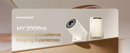 Magcubic Projector 8K Android 14 HY300 Pro Wifi6 290ANSI Allwinner H726 BT5.4 1080P 1280*720P Cinema Outdoor Portable Projetors