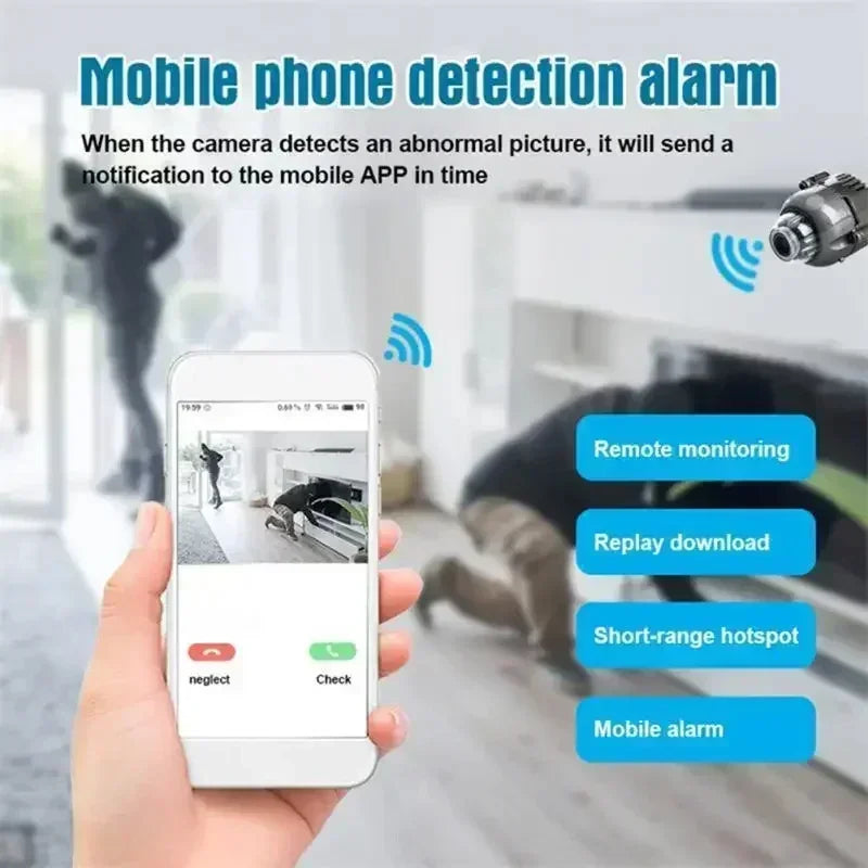 X5 Mini Camera 1080P Clear Night Vision Lightweight Portable Premium Cams Motion Detection Wireless WiFi Surveillance Cam 2026