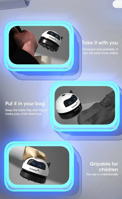 Vacuum cleaner Desktop Mini rechargeable cleaner Rubber shavings keyboard cleaner Portable automatic dust extractor