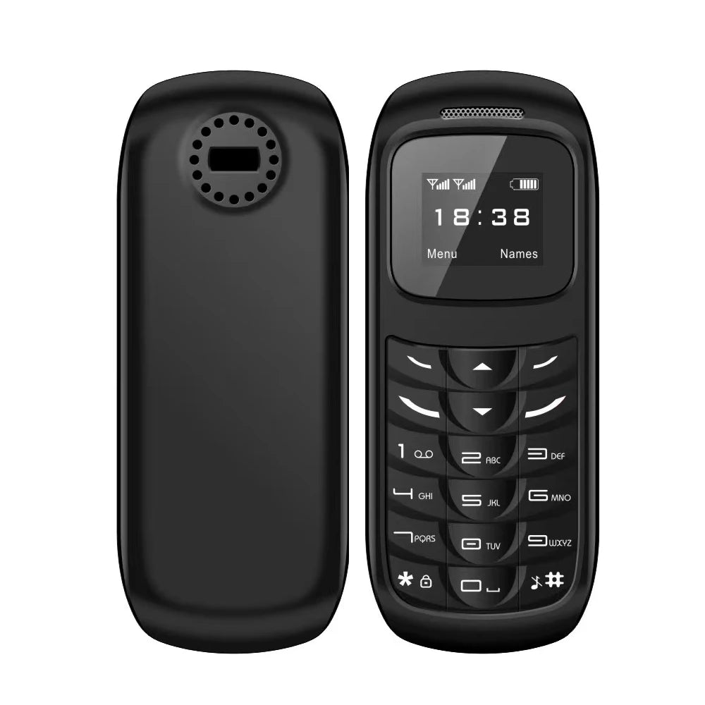 Unlocked Mini Mobile Phone Bluetooth Earphone Voice Changer Dialer Automatic Call Recording Magic Voice Portable Cheap Cellphone