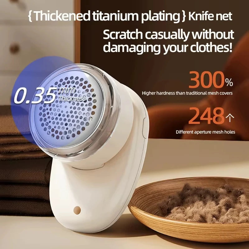 Electric Clothing Shaver Portable Garment Fabric Professional Lint Remover USB Charging Suitable for Sweaters Pants Cushions