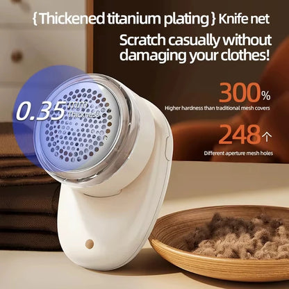 Electric Clothing Shaver Portable Garment Fabric Professional Lint Remover USB Charging Suitable for Sweaters Pants Cushions