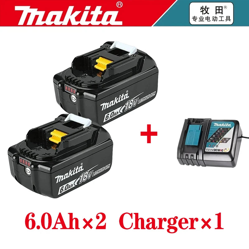 100% Original Makita battery, 18V 5.0Ah 6.0Ah 9.0Ah rechargeable battery, replacing Makita BL1830 BL1840 BL1850 BL1860B