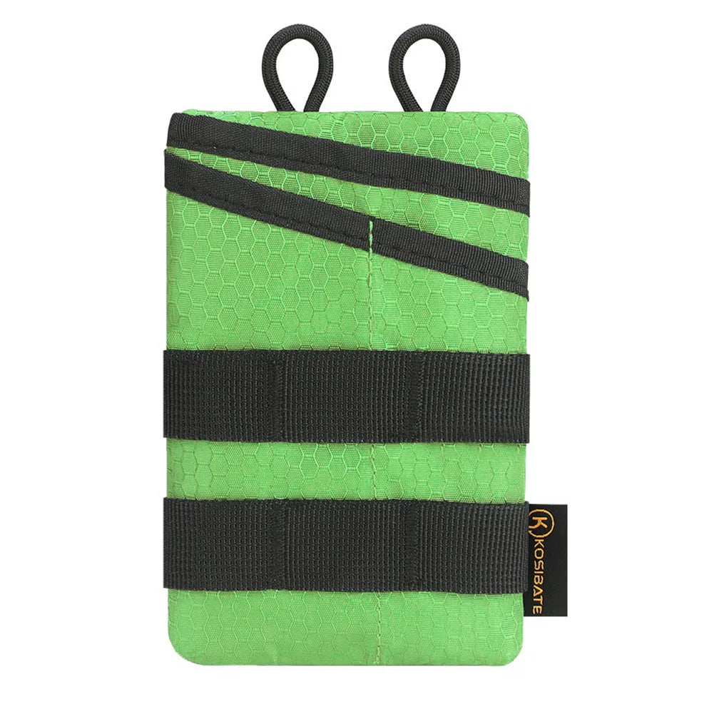 Foldable Small Tool Storage EDC Pouch Lightweight Wear Resistant Organizer for Camping Hiking Sports Portable Credit Card Wallet