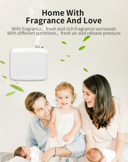 NAMSTE 3000m³ Aroma Diffuser Large Room Essential Oil Diffuser Home Air Refreshing HVAC Wall Mounting for Hotel Mall Club 800ML