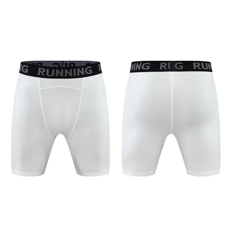 Sports Fitness Pants Men Gym Shorts Workout Tights Running Training Bottoming Shorts Compression Leggings Basketball Sportswear