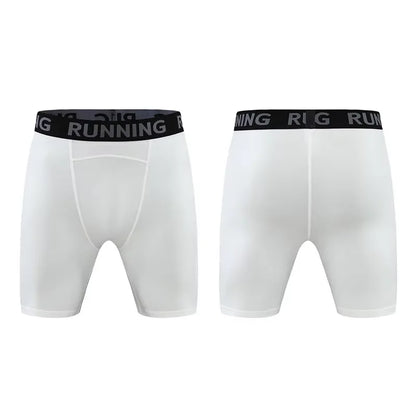 Sports Fitness Pants Men Gym Shorts Workout Tights Running Training Bottoming Shorts Compression Leggings Basketball Sportswear