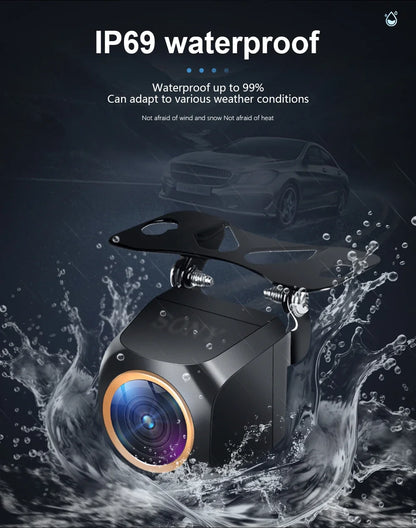 GcPaSr AHD 1920x1080P Car Rear View Camera 200° Fisheye Golden Lens Full HD Night Vision Vehicle back Car reversing Front Camera