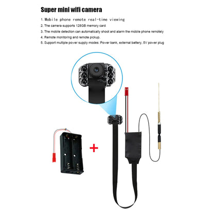 1080P Mini Wifi Camera 4K HD camera APP Remote Monitoring Home Security Camcorder DIY Portable Infrared Night Vision Min Camera