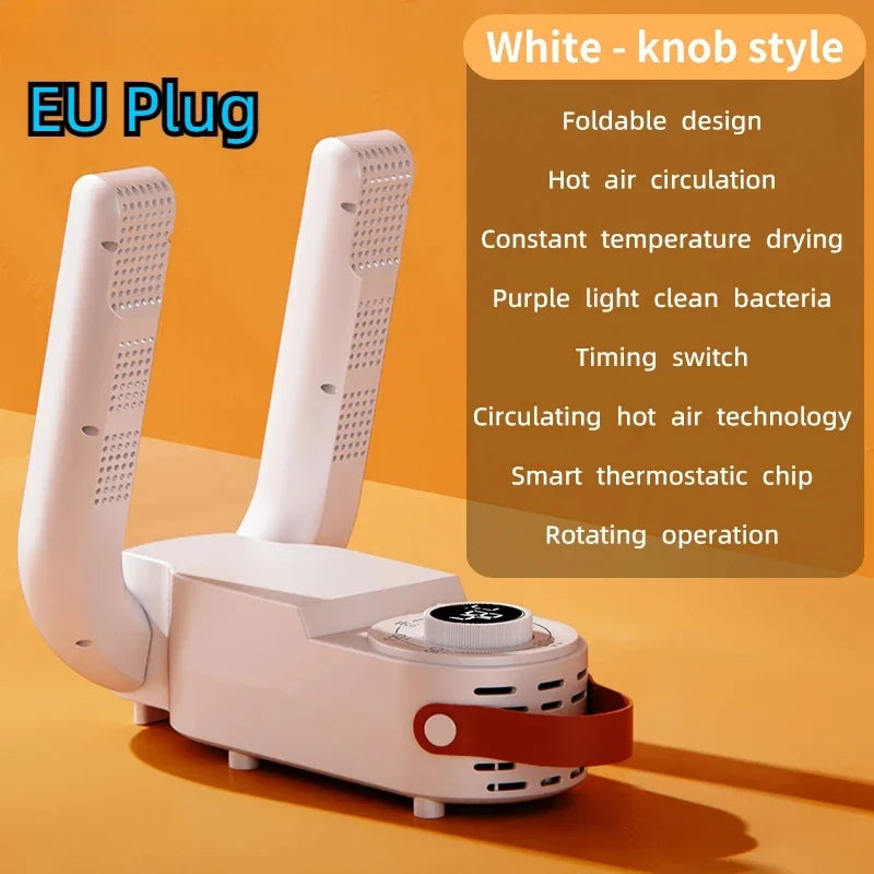 Q1 Intelligent Timer Shoe Dryer Adjustable Dryer Quick Drying Deodorizing Sterilizing Shoe Dryer Household Shoe Warmer Heater