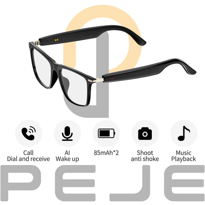 PEJE Smart photochromic glasses, Smart audio glasses, Smart Glasses Come Equipped with  bluetooth Calling, And Music Playback