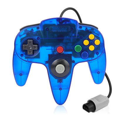 2PCS/Pair For N64 Controller Classic Wired Remote Control Gamepad Gaming Joystick Retro Video Game Joypad for N64 Console Access