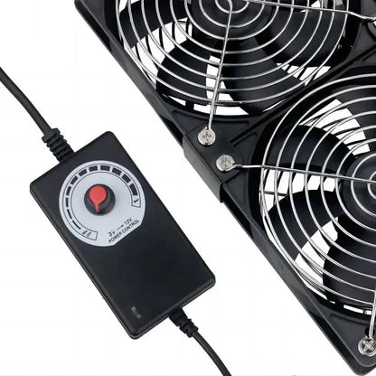 220V Multifunctional Exhaust Fan with Remote Control for Chassis Workstation Service Station Cooling Ventilation Fan
