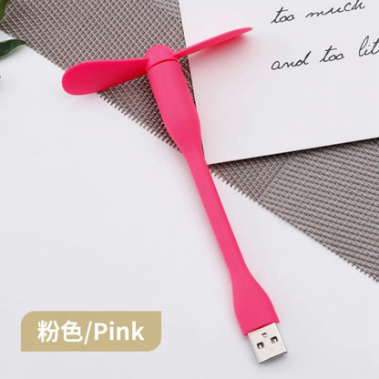 Mini USB Fan Flexible Bendable Cooling Fan For Power Bank Laptop PC AC Charger Portable Hand Fan Computer Summer Gadget