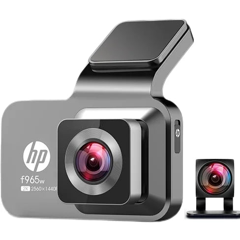 HP car camera F965 dash cam camera 2k UHD night vision WiFi video loop video parking monitoring car dashcam auto dashcam 1440P
