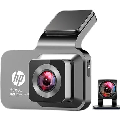 HP car camera F965 dash cam camera 2k UHD night vision WiFi video loop video parking monitoring car dashcam auto dashcam 1440P